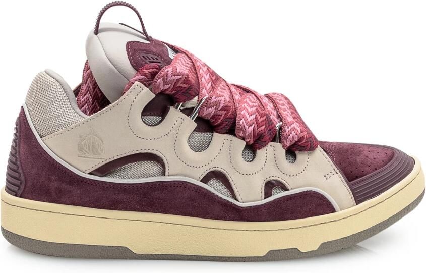 Lanvin Curb Leather Sneakers