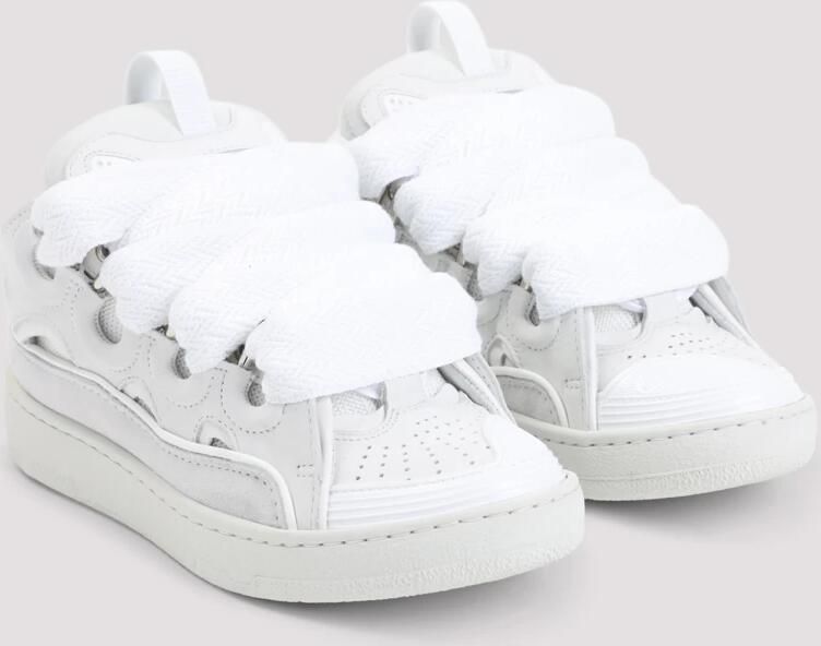 Lanvin Curb Leather Sneakers - Foto 2