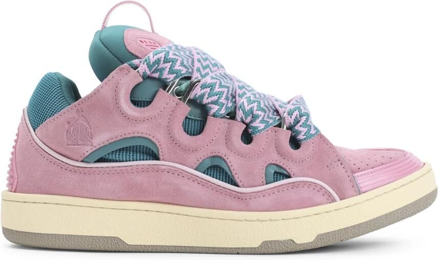 Lanvin Curb Leather Sneakers