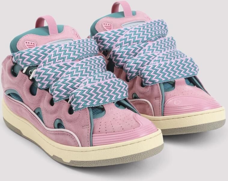 Lanvin Curb Leather Sneakers - Foto 2