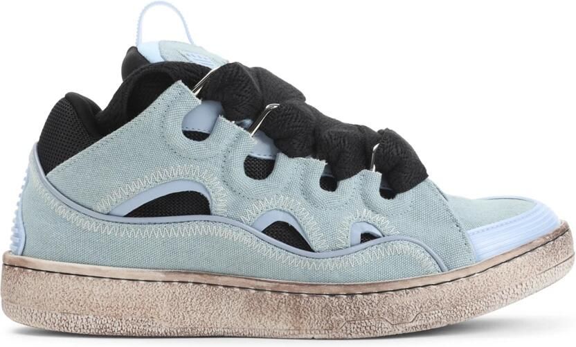 Lanvin Curb Leather Sneakers