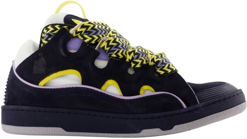 Lanvin Curb Leather Sneakers