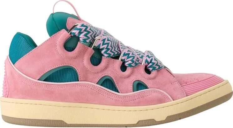 Lanvin Curb Leather Sneakers