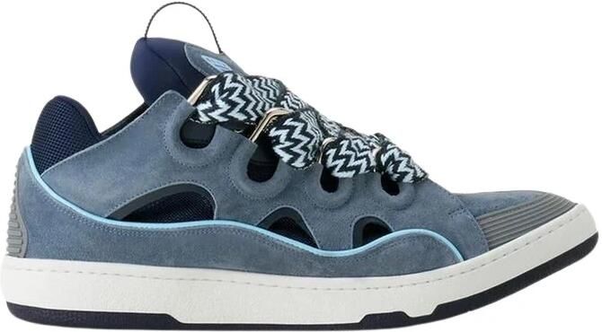 Lanvin Curb Leather Sneakers