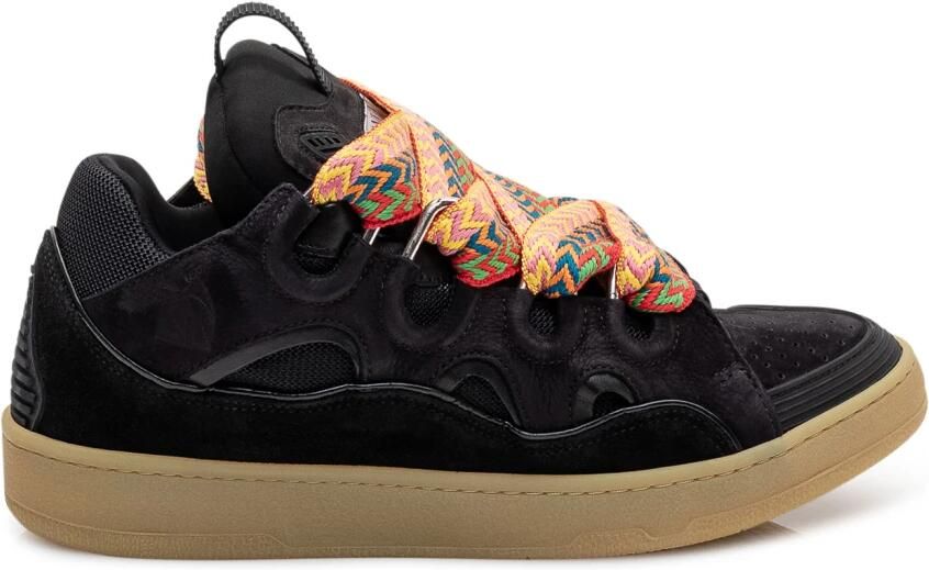 Lanvin Curb Leather Sneakers