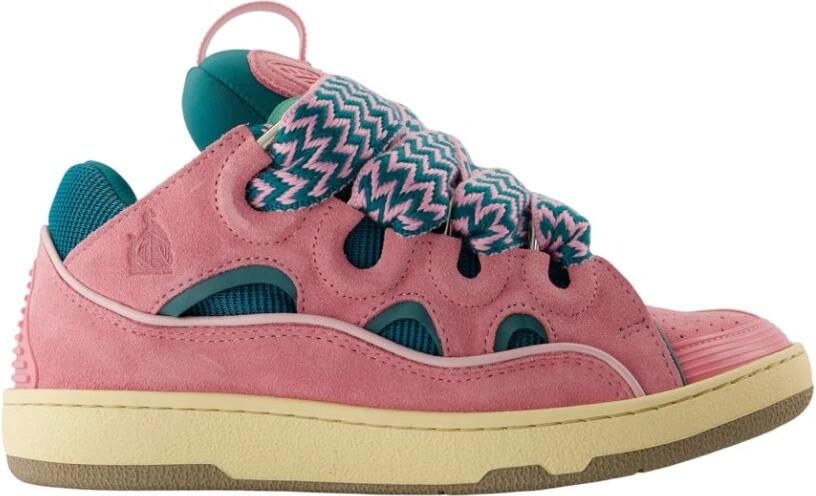 Lanvin Curb Leather Sneakers