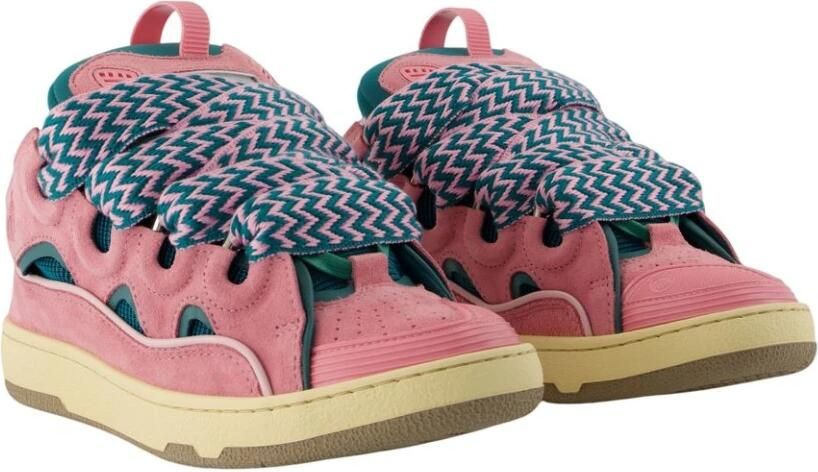 Lanvin Curb Leather Sneakers - Foto 2