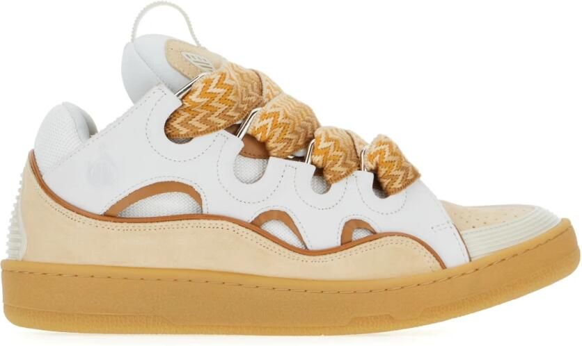 Lanvin Curb Leather Sneakers