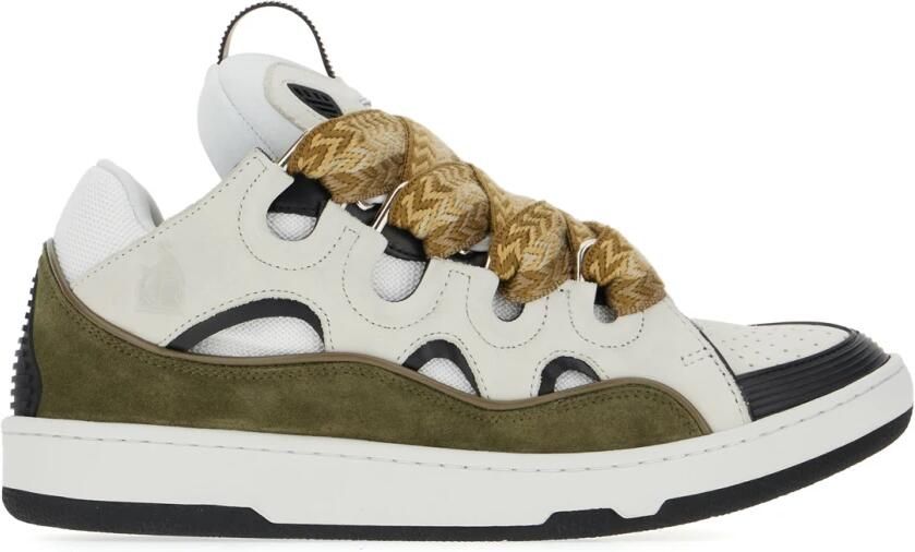 Lanvin Curb Leather Sneakers