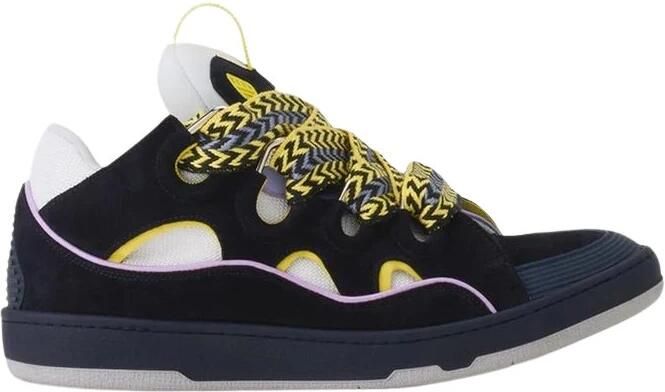 Lanvin Curb Leather Sneakers
