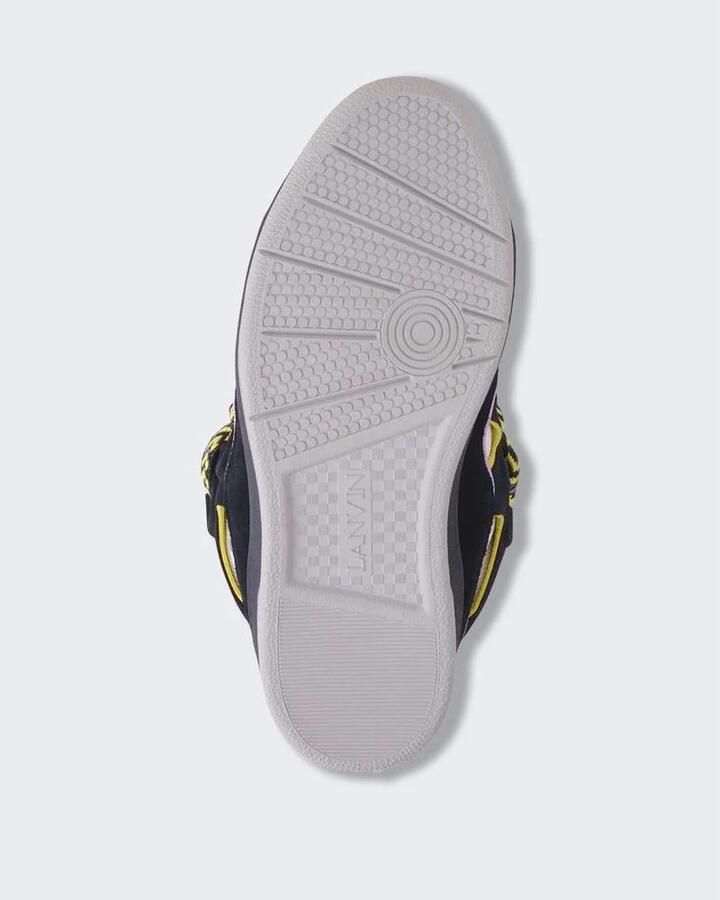 Lanvin Curb Leather Sneakers - Foto 2