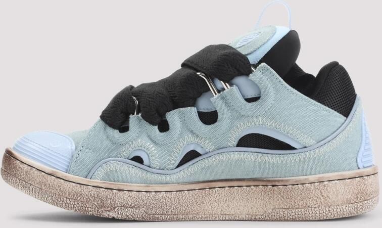 Lanvin Curb Leather Sneakers