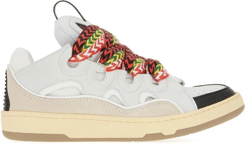 Lanvin Curb Leather Sneakers