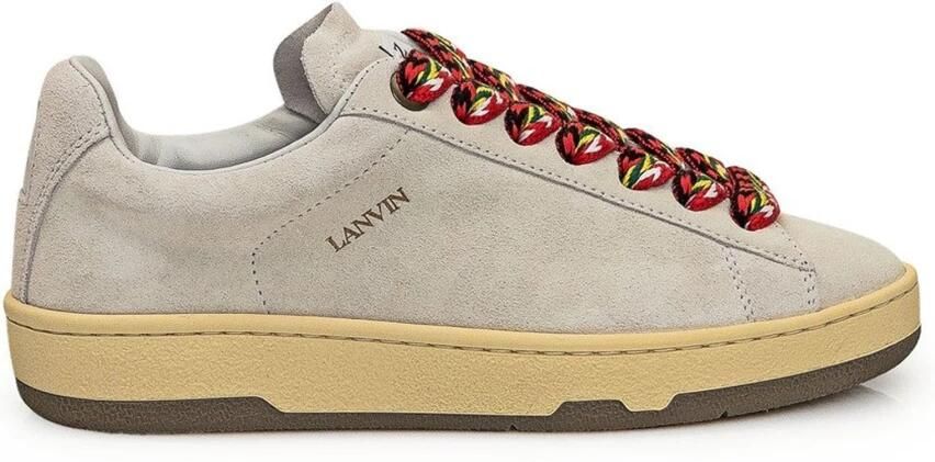 Lanvin Multikleur Sneakers met Gewatteerde Logotong White Dames - Foto 3