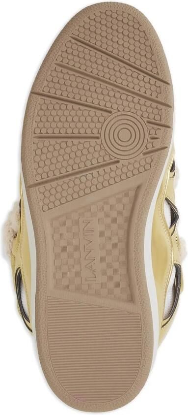 Lanvin Curb Metallic Leather Sneakers - Foto 2