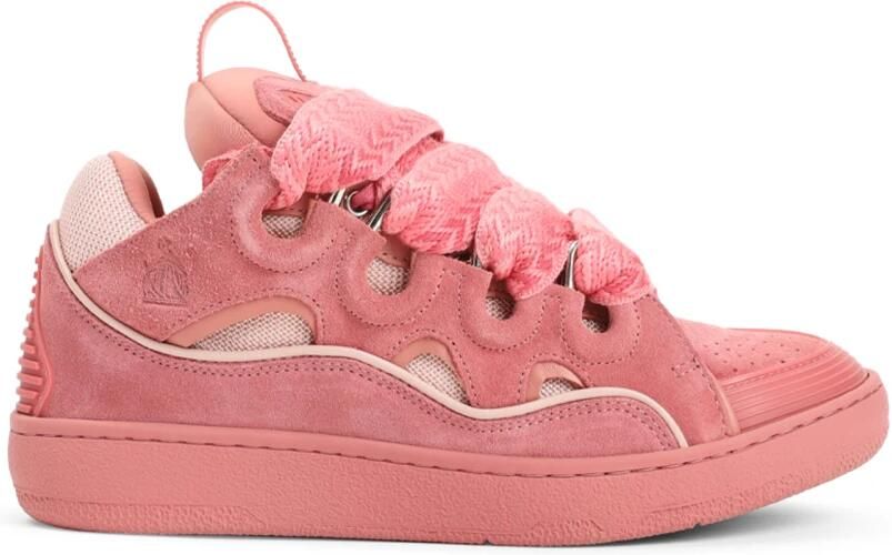 Lanvin Roze Suède Sneakers A del Teen