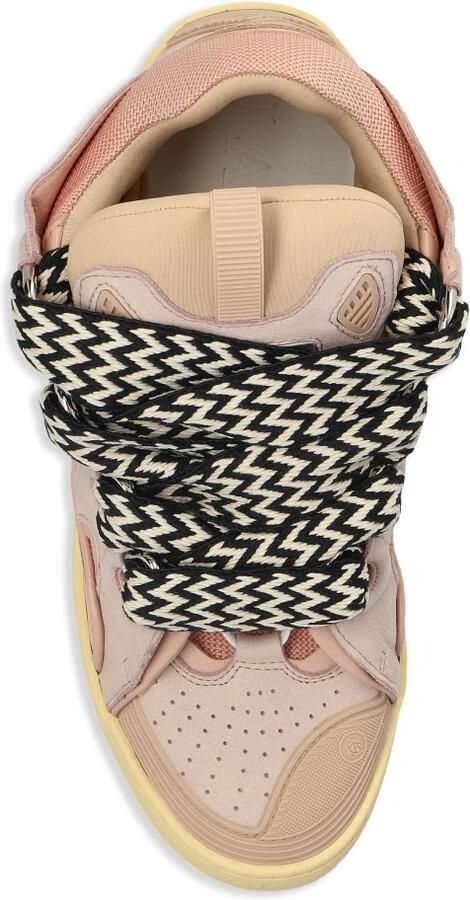 Lanvin Leren Sneakers met Maxi Tong Sluiting Pink Dames - Foto 11