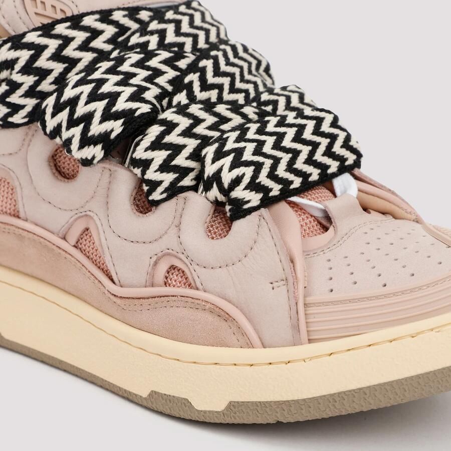 Lanvin Leren Sneakers met Maxi Tong Sluiting Pink Dames - Foto 2