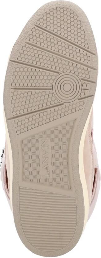 Lanvin Leren Sneakers met Maxi Tong Sluiting Pink Dames - Foto 13