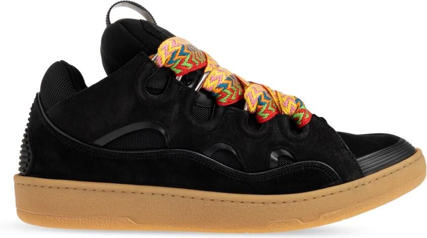 Lanvin Leather Curb Sneakers - Foto 9