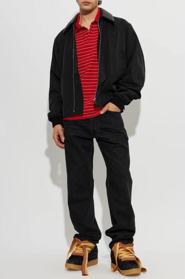 Lanvin Leather Curb Sneakers - Foto 6