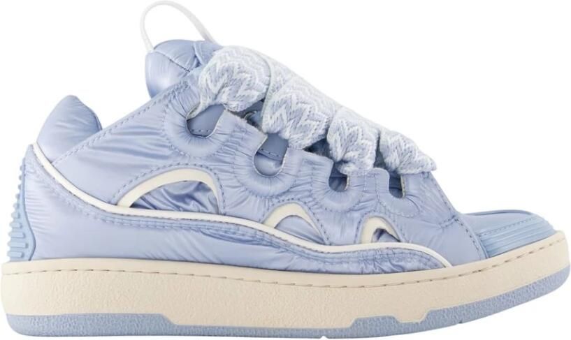 Lanvin Sneakers Nylon Curb Light Blue