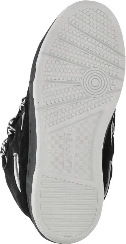 Lanvin Sneakers Curb Leather Sneakers Black White - Foto 10