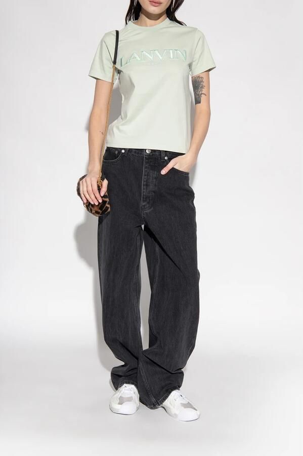 Lanvin Veelkleurige stof en rubberen flash-x sneakers Wit - Foto 4