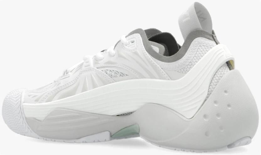 Lanvin Veelkleurige stof en rubberen flash-x sneakers Wit - Foto 7