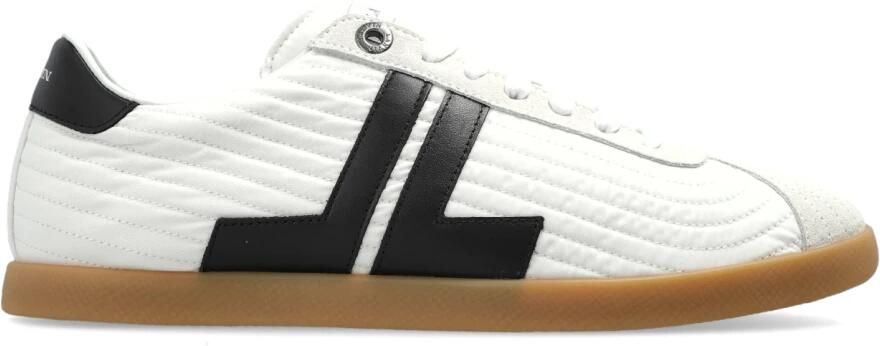 Lanvin Lage Sneakers Glen 2.0 Nylon Sneakers White Black