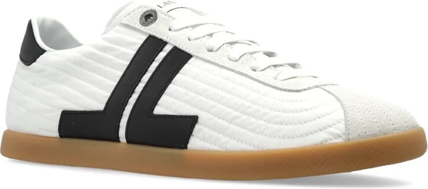 Lanvin Lage Sneakers Glen 2.0 Nylon Sneakers White Black - Foto 6