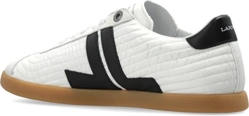Lanvin Lage Sneakers Glen 2.0 Nylon Sneakers White Black - Foto 5