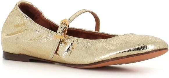 Lanvin Gouden leren ballerina`s