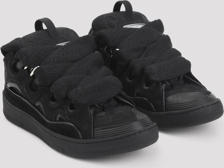 Lanvin Leather Curb Sneakers - Foto 2