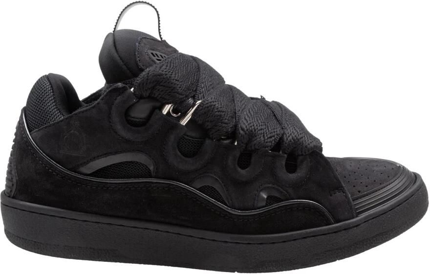 Lanvin Leather Curb Sneakers