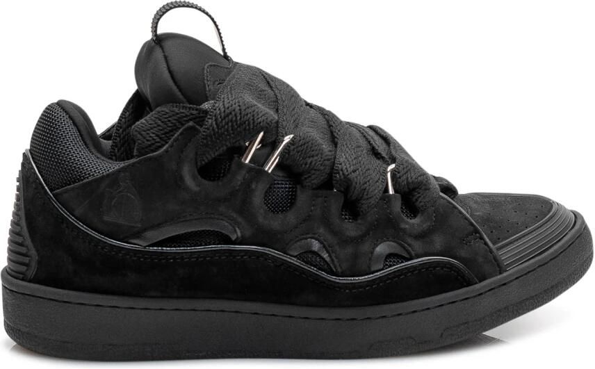 Lanvin Leather Curb Sneakers