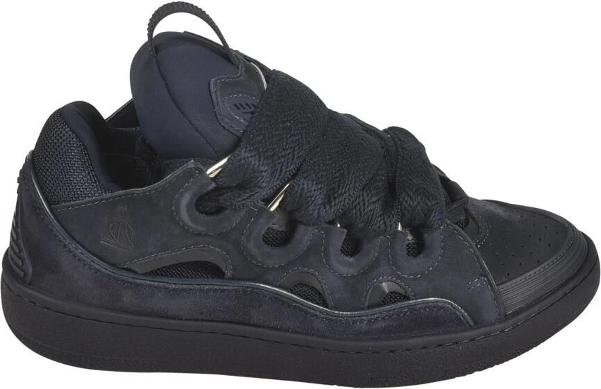 Lanvin Leather Curb Sneakers
