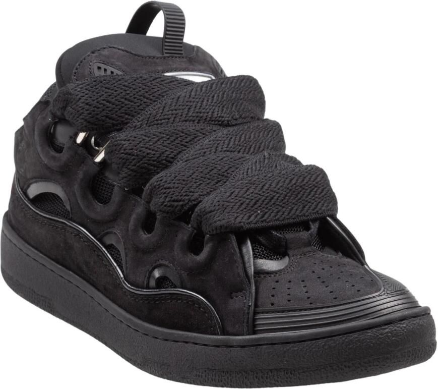 Lanvin Sneakers Curb Leather Sneakers Black - Foto 5