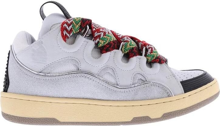 Lanvin Leather Curb Sneakers
