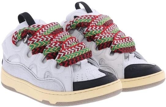 Lanvin Leather Curb Sneakers - Foto 4