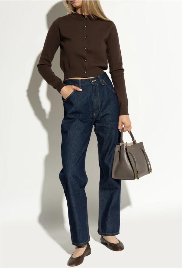Lanvin Donkerbruine Ballerina Platte Schoenen Brown Dames - Foto 2