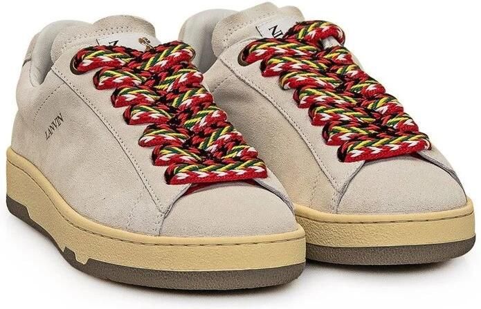 Lanvin Multikleur Sneakers met Gewatteerde Logotong White Dames - Foto 5