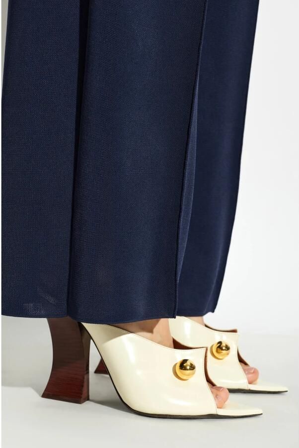 Lanvin Leren Muiltjes met Hak - Foto 2