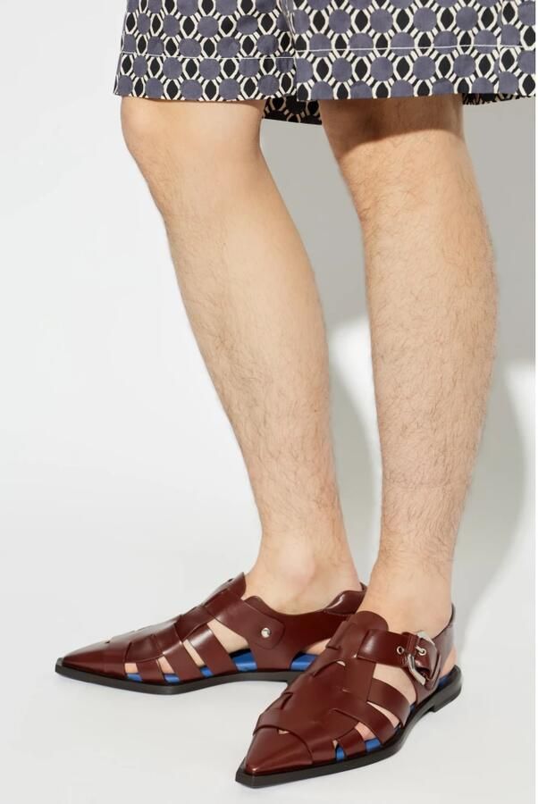 Lanvin Leren sandalen met spitse neus - Foto 2