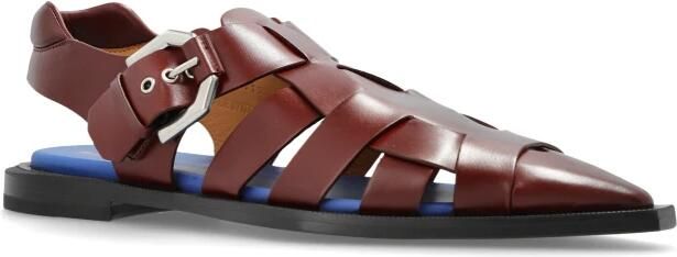 Lanvin Leren sandalen met spitse neus - Foto 6