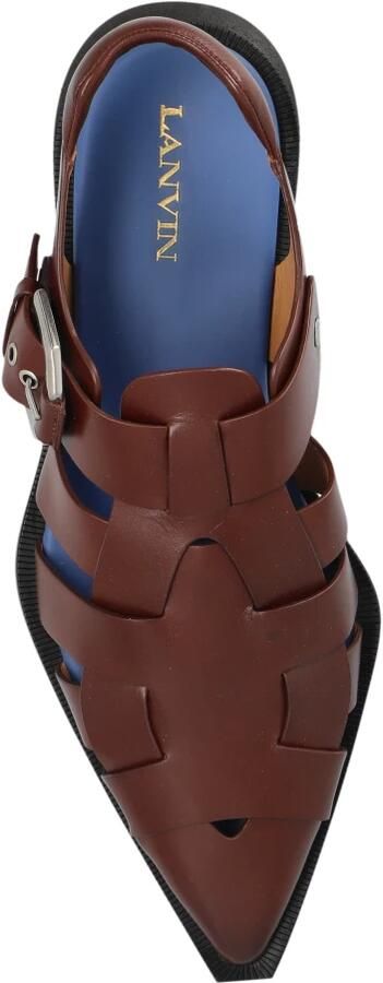 Lanvin Leren sandalen met spitse neus - Foto 4
