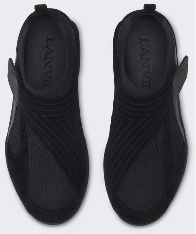 Lanvin LNV1 Knit and Suede Sneakers - Foto 6