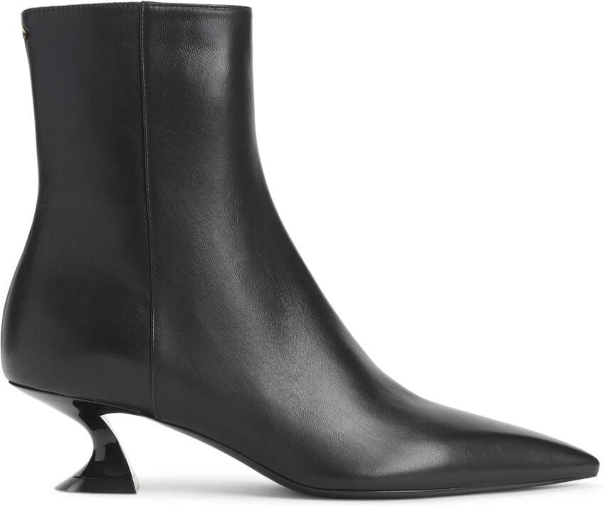 Lanvin Midnight Step leren enkellaars