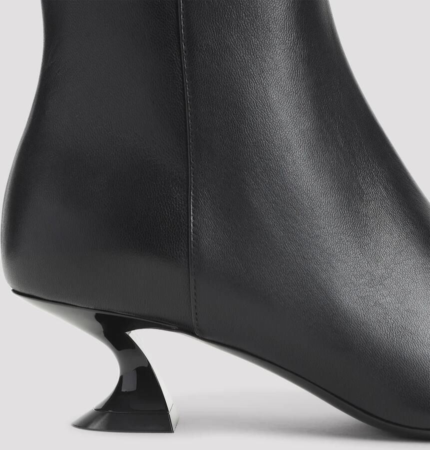 Lanvin Midnight Step leren enkellaars - Foto 2