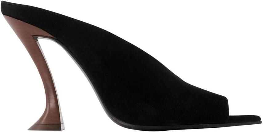 Lanvin Midnight Step Strik Leren Muil met Hak - Foto 4